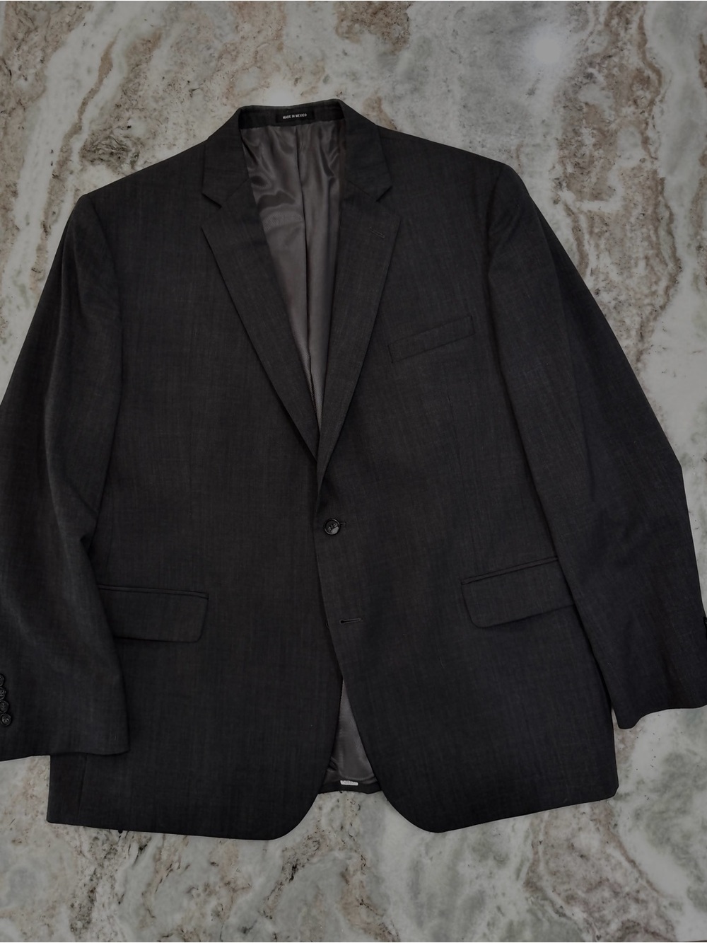 Men’s Claiborne Dark Charcoal Gray Sport Coat